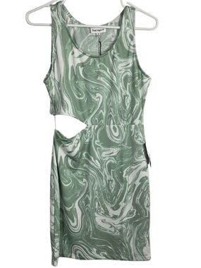 Dual Nature Swirl Cutout Dress